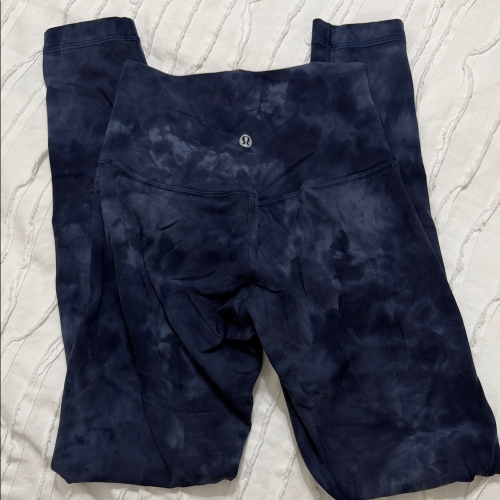 Lululemon Align Navy Tie-Dye Leggings